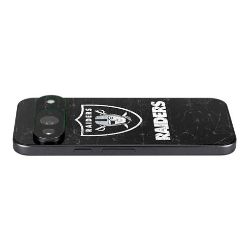 NFL Las Vegas Raiders Distressed Google Pixel 9 Skin